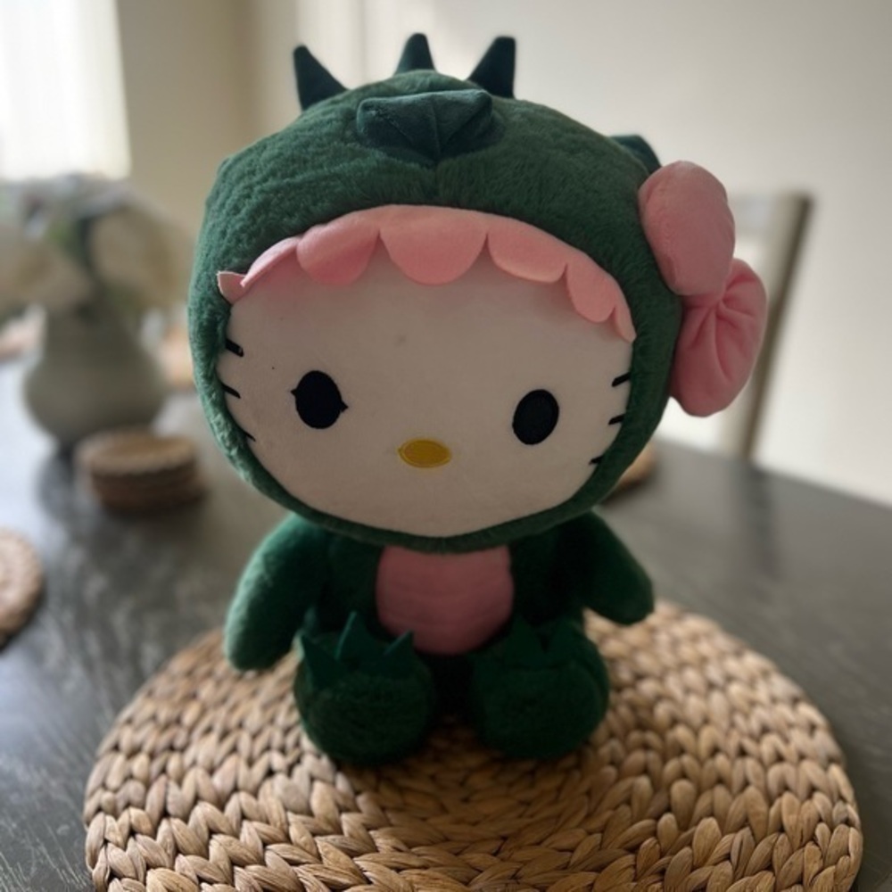 Hello Kitty Dinosaur Plushie 35cm